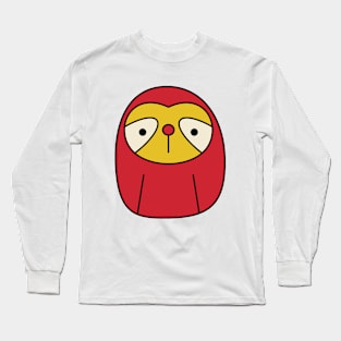 Red Sloth Long Sleeve T-Shirt